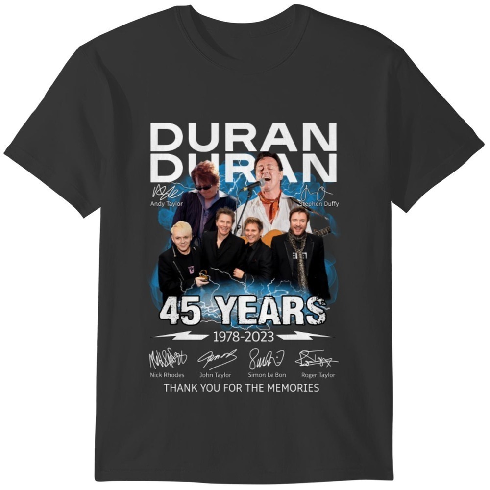 Duran Duran 45 Years 2023 Thank You Shirt